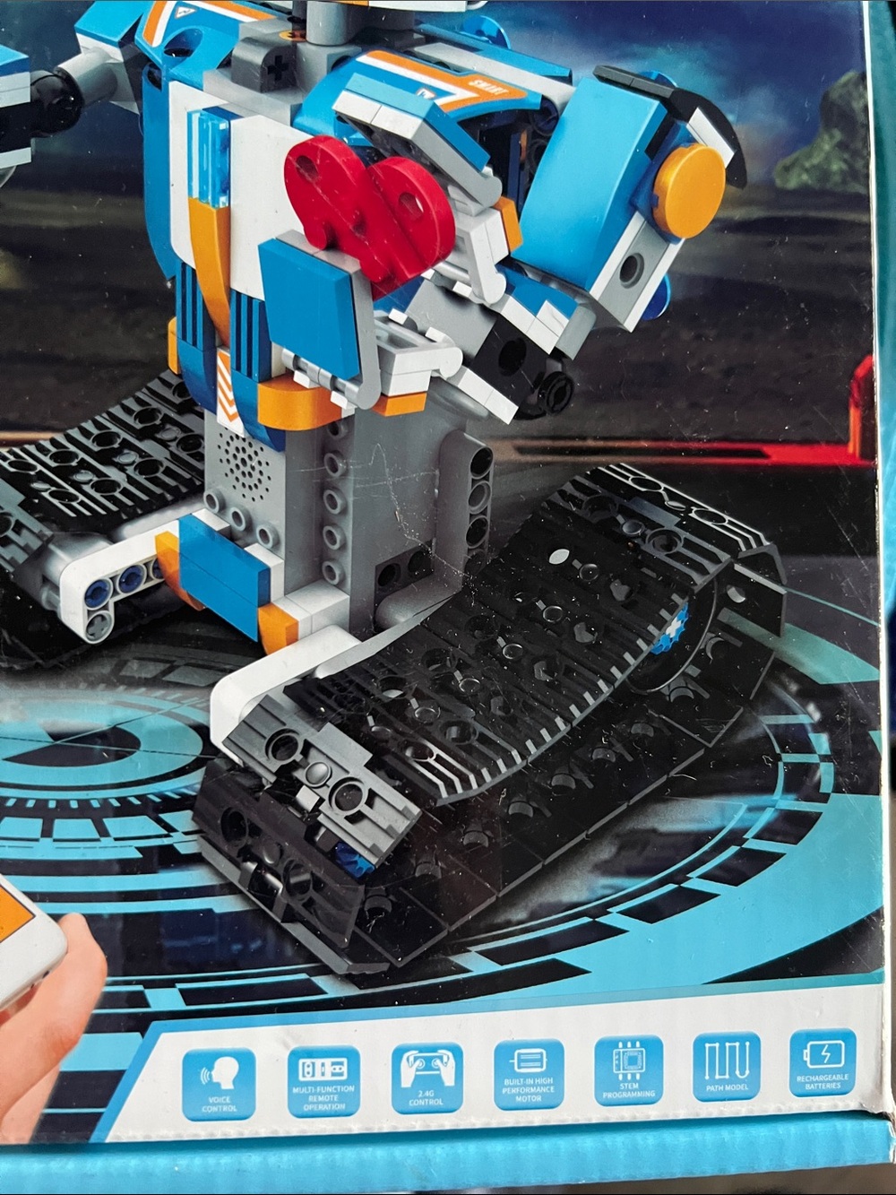Remote-Control Robot Building Kit - Blue - Picture 3 of 8